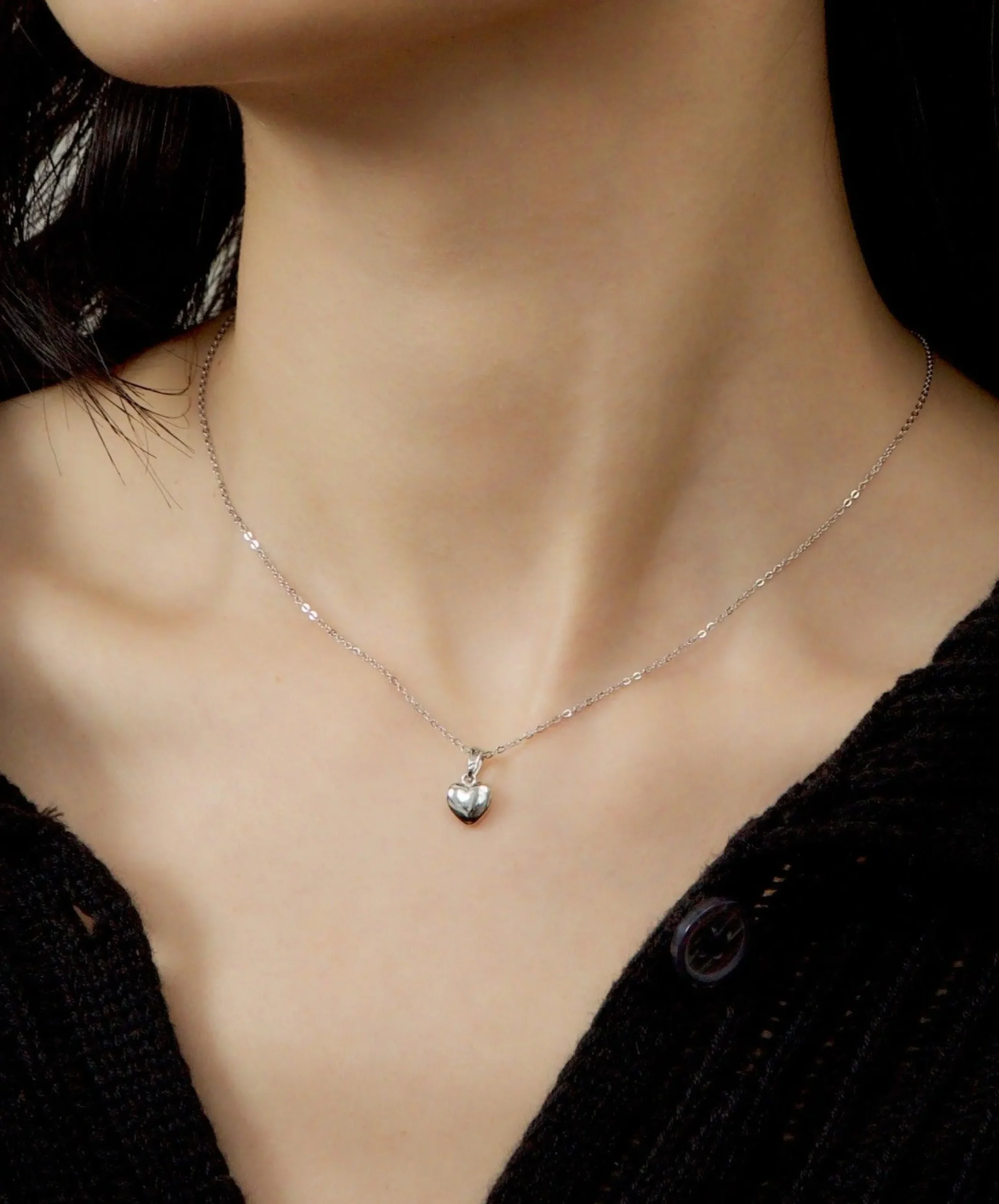 Audrey Collier Coeur En Argent