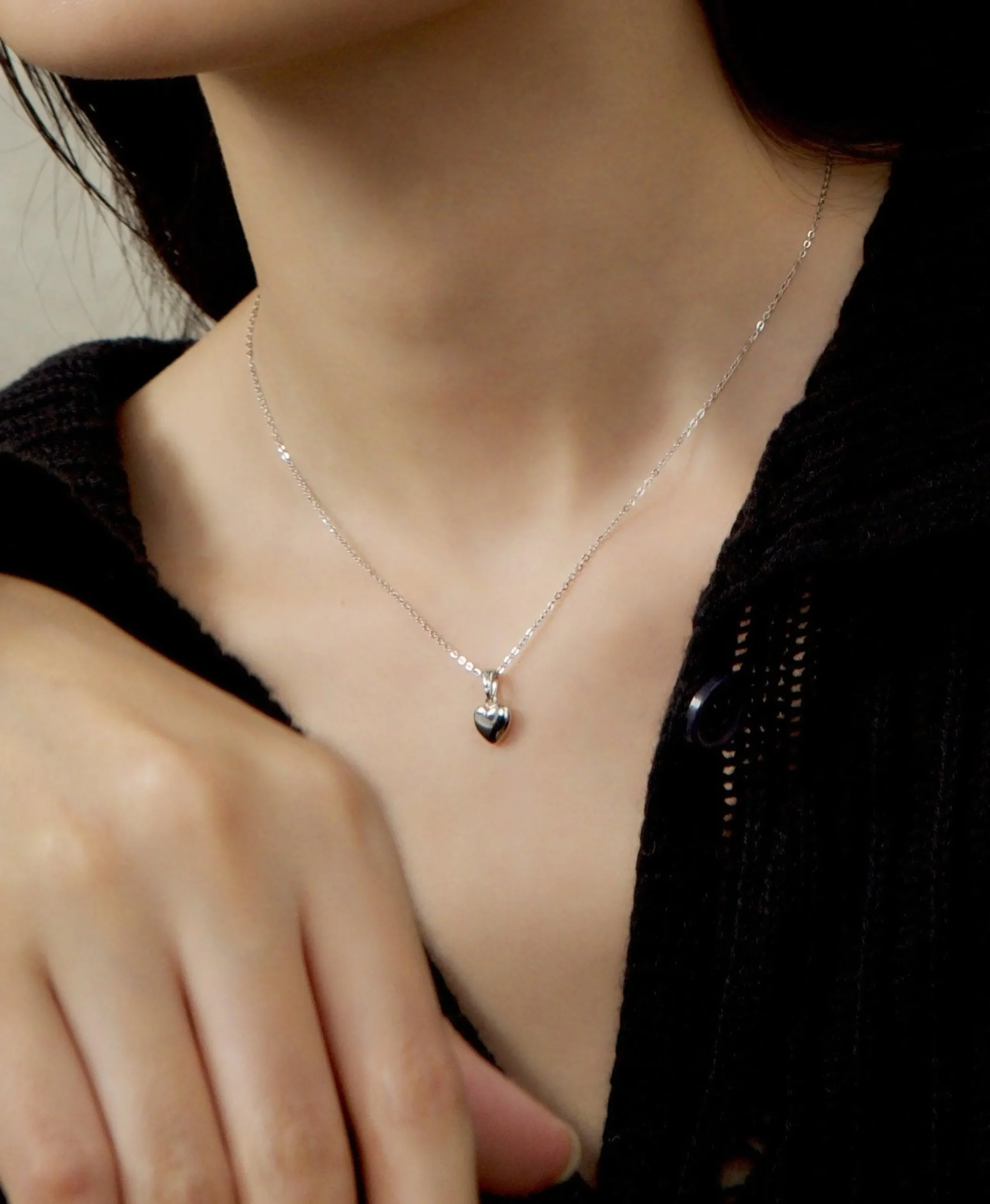 Audrey Collier Coeur En Argent