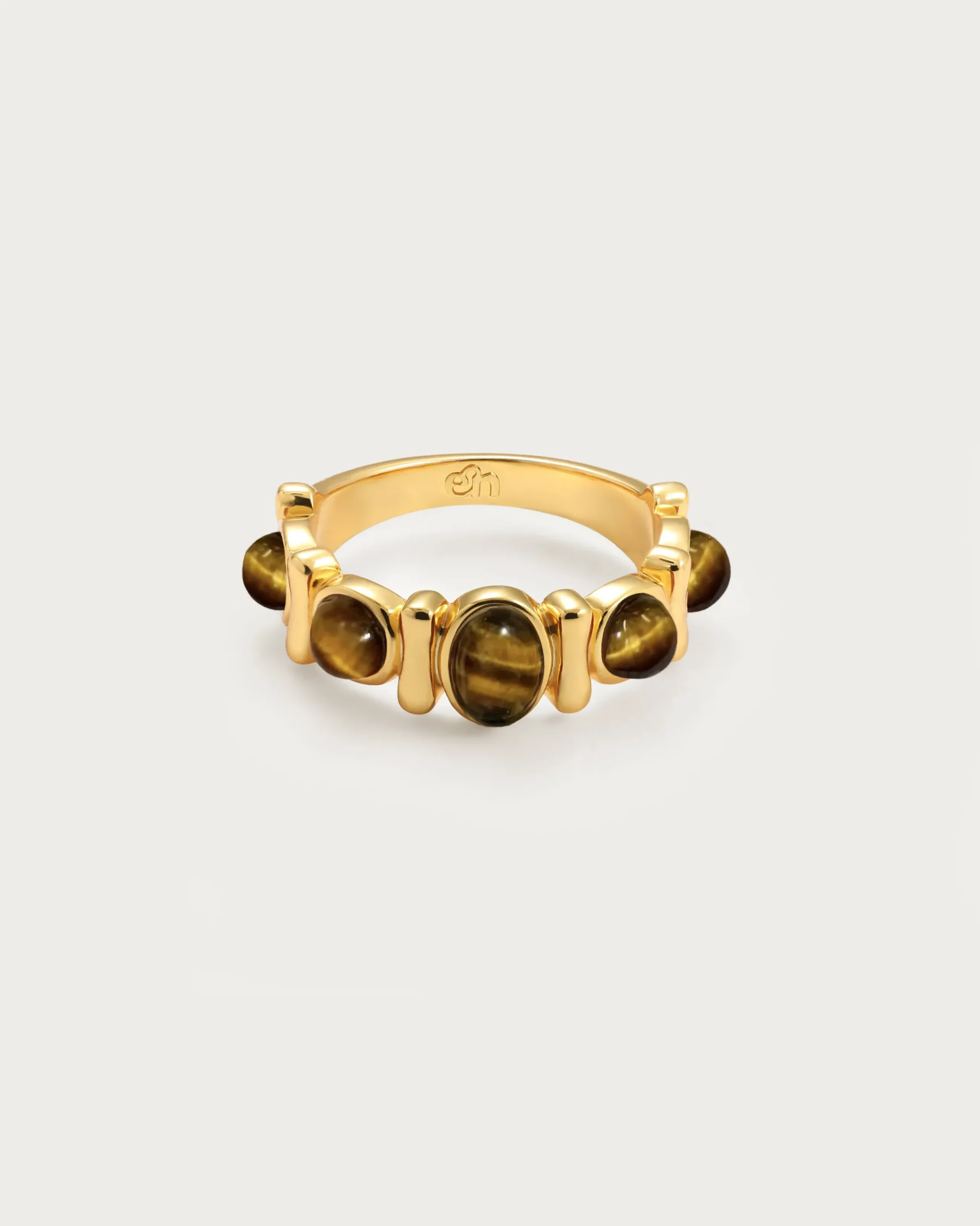 Bague Bandeau Oeil de Tigre