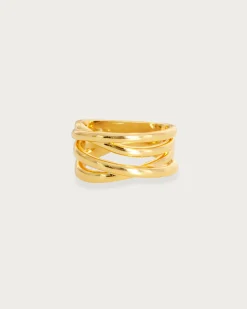 Bague Criss Cross En Argent