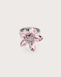 Bague Flora En Rose Électrique