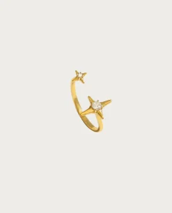 Bague Scintillante En Argent