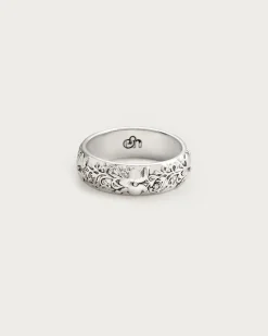 Bague Sérénade d'Orchidée En Argent