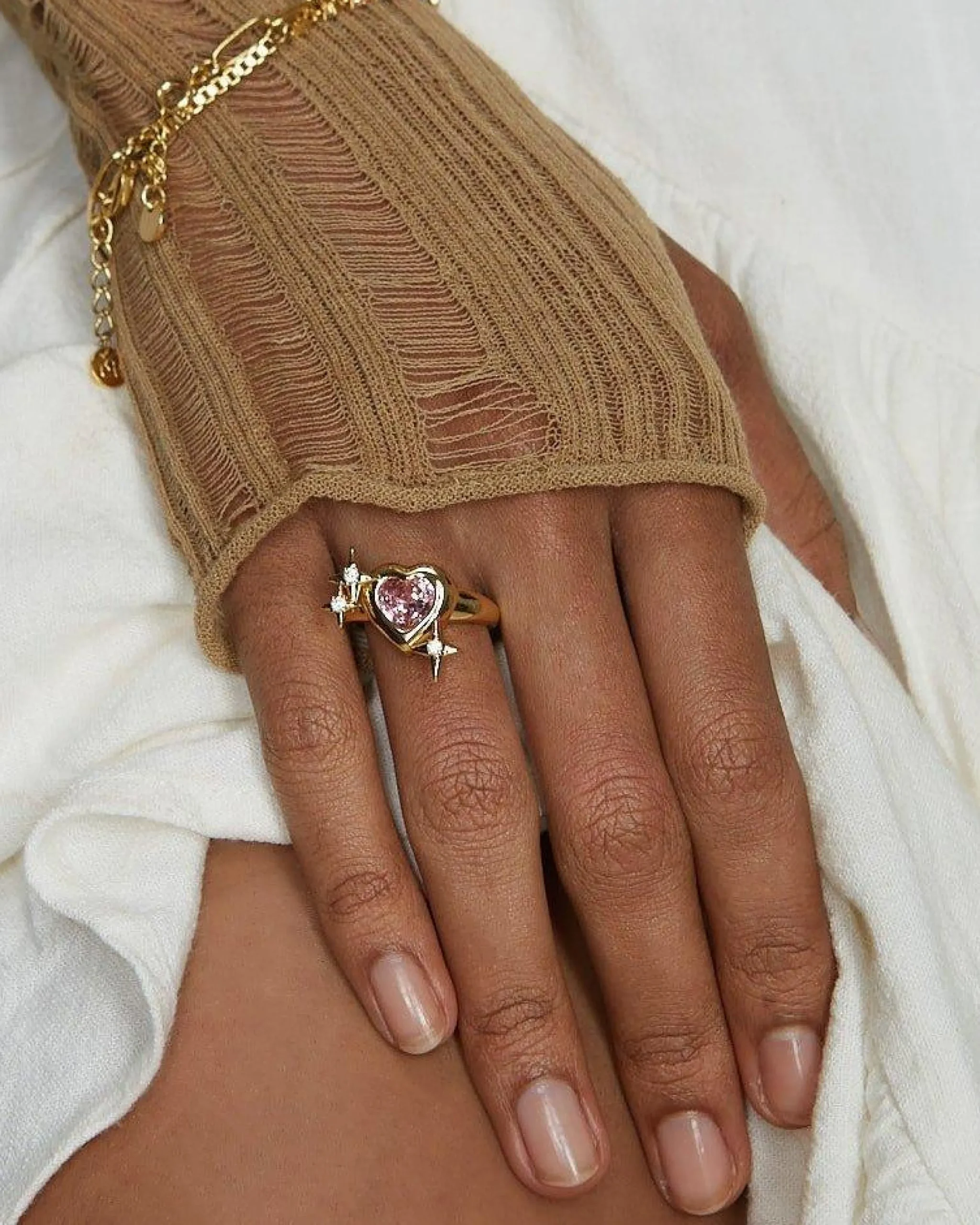 Bague Suprématie Rose En Or