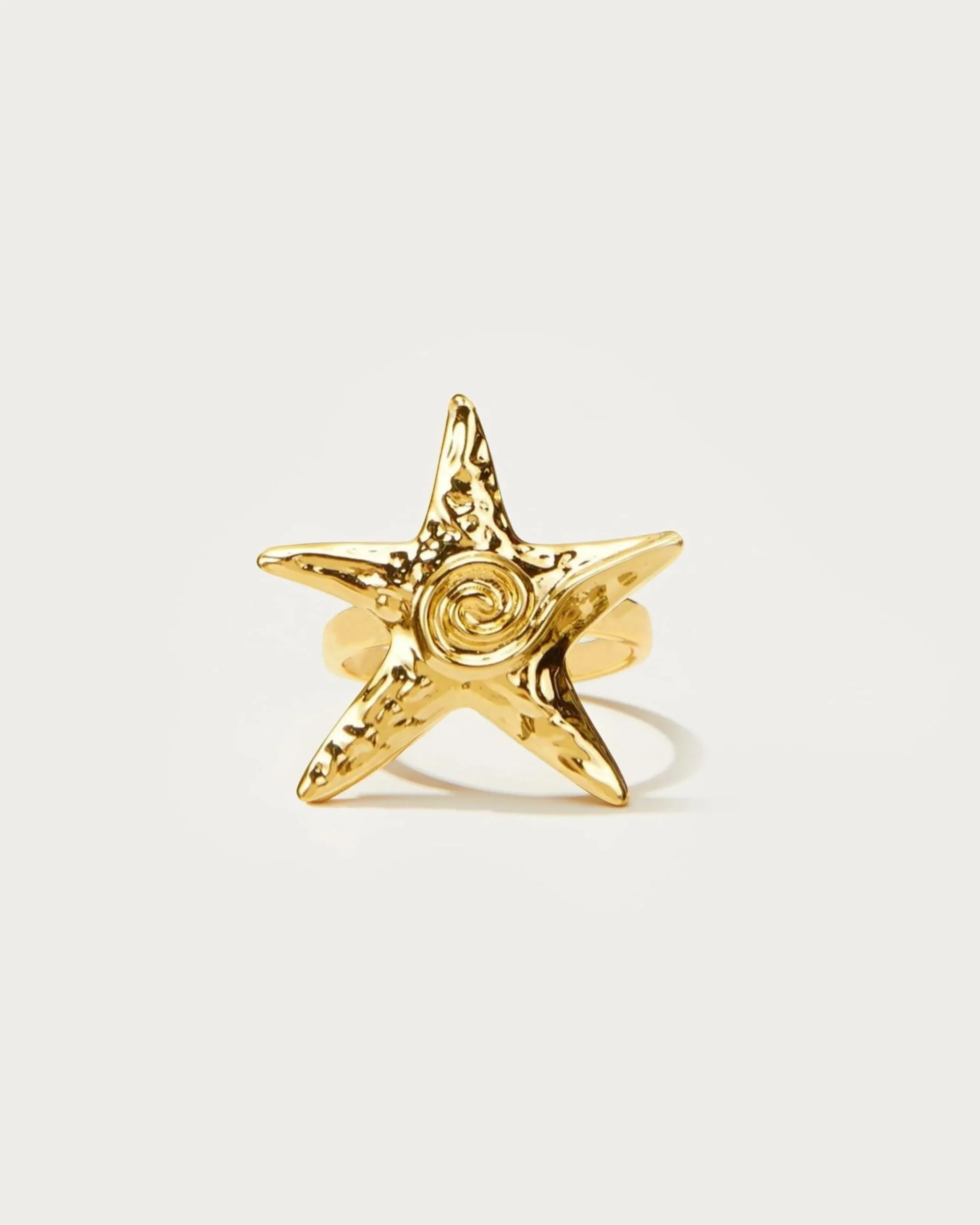 Bague Étoile de Mer Dorée