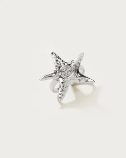 Bague Étoile de Mer En Argent