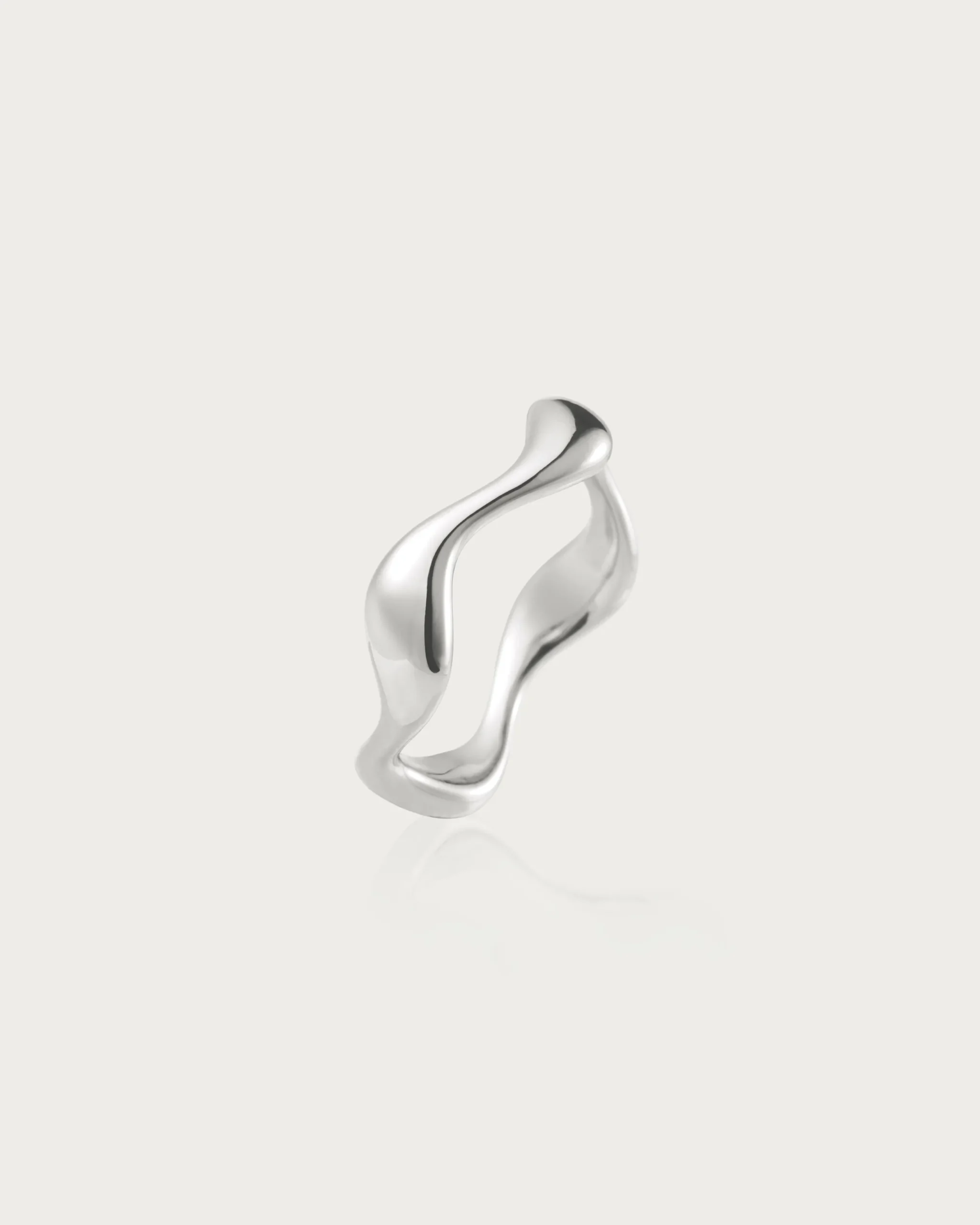 Bague Vague En Argent