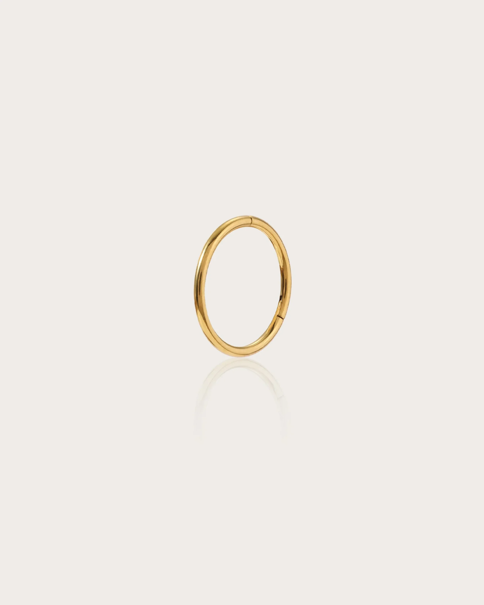 Boucle d'Oreille Mini Créole Simple En Or