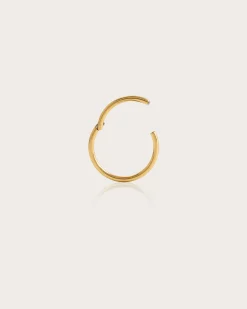 Boucle d'Oreille Mini Créole Simple En Or