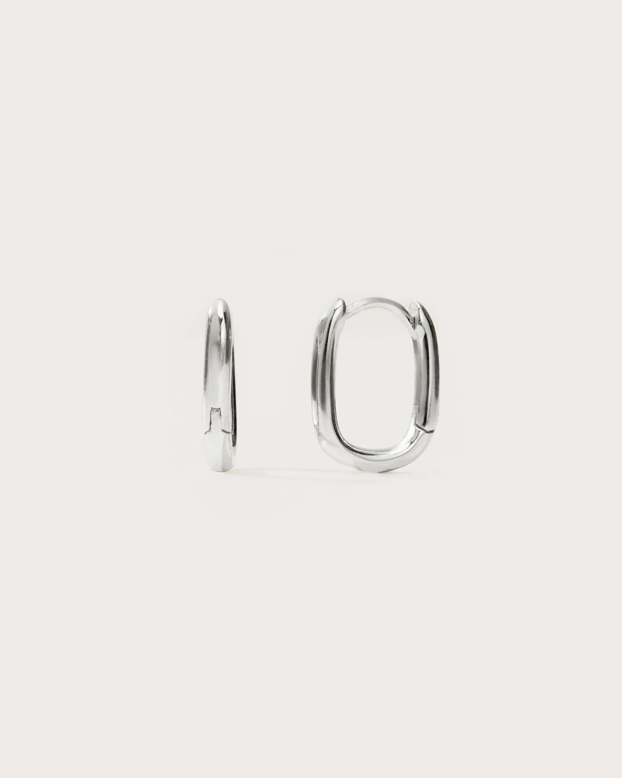 Boucles d'Oreilles À Maillons En Argent