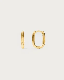 Boucles d'Oreilles À Maillons En Argent