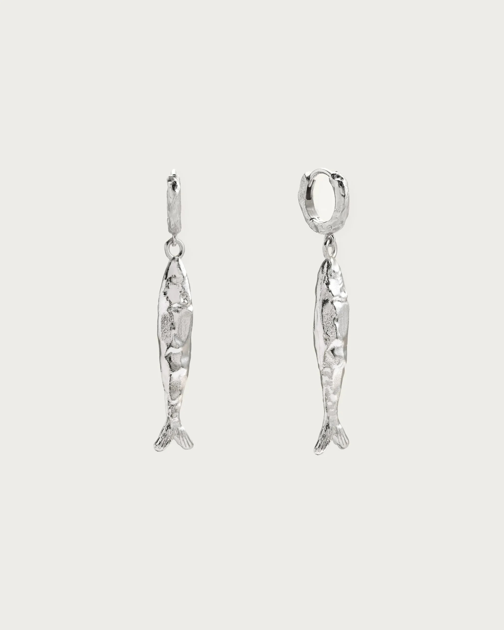 Boucles d'Oreilles Anchois Dorées