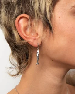 Boucles d'Oreilles Anchois Dorées