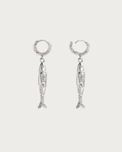Boucles d'Oreilles Anchois Dorées