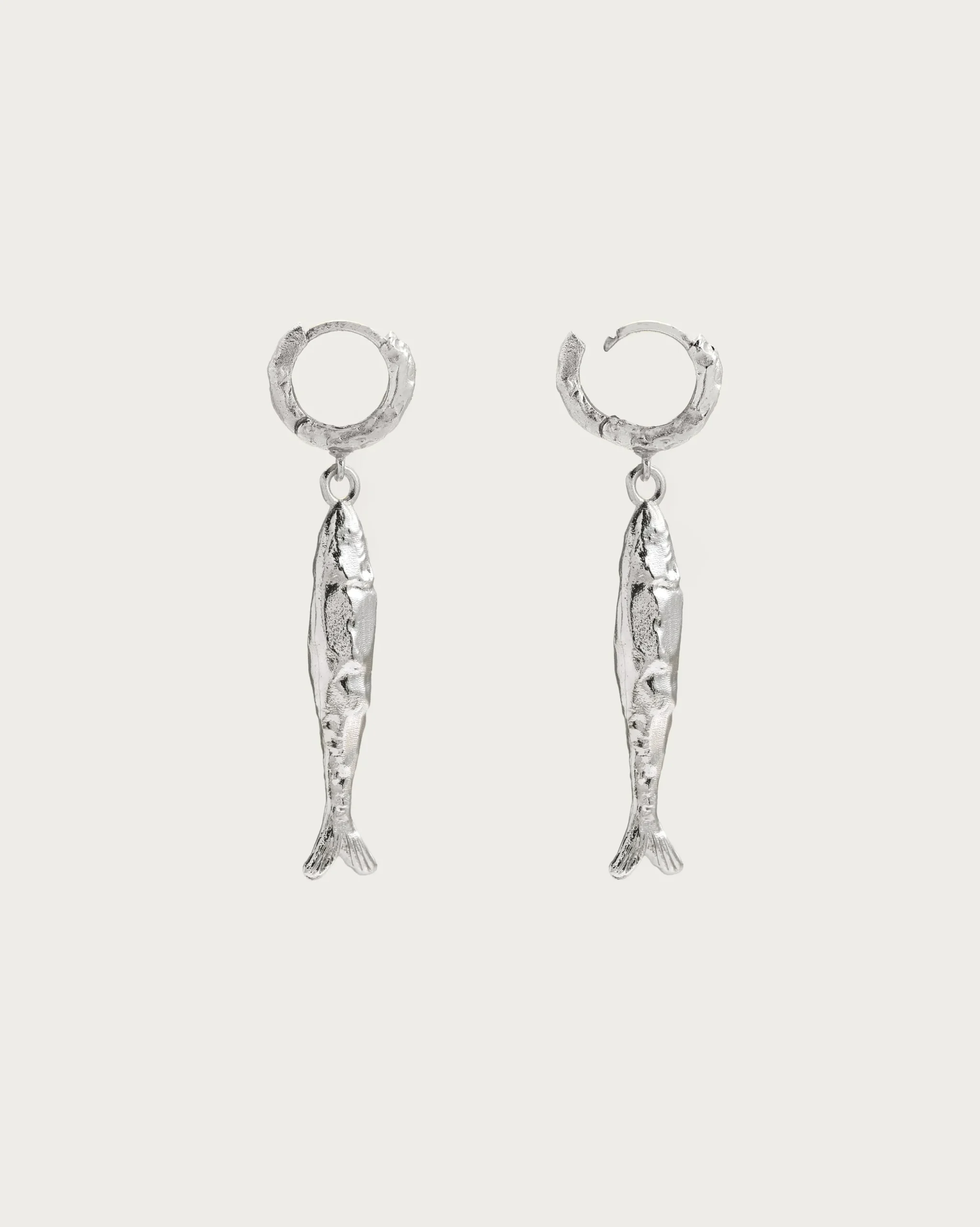 Boucles d'Oreilles Anchois Dorées
