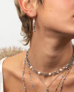 Boucles d'Oreilles Anchois Dorées