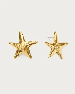 Boucles d'Oreilles Clous Étoile de Mer