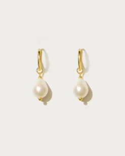 Boucles d'Oreilles Créoles En Perles