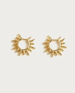 Boucles d'Oreilles Créoles Soleil