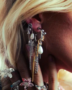 Boucles d'Oreilles En Grappe