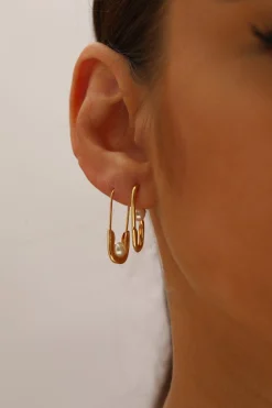 Boucles d'Oreilles Mini Épingle À Nourrice