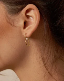 Boucles d'Oreilles Mini Épingle À Nourrice