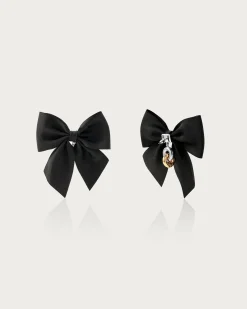 Boucles d'Oreilles Nœud À Pois