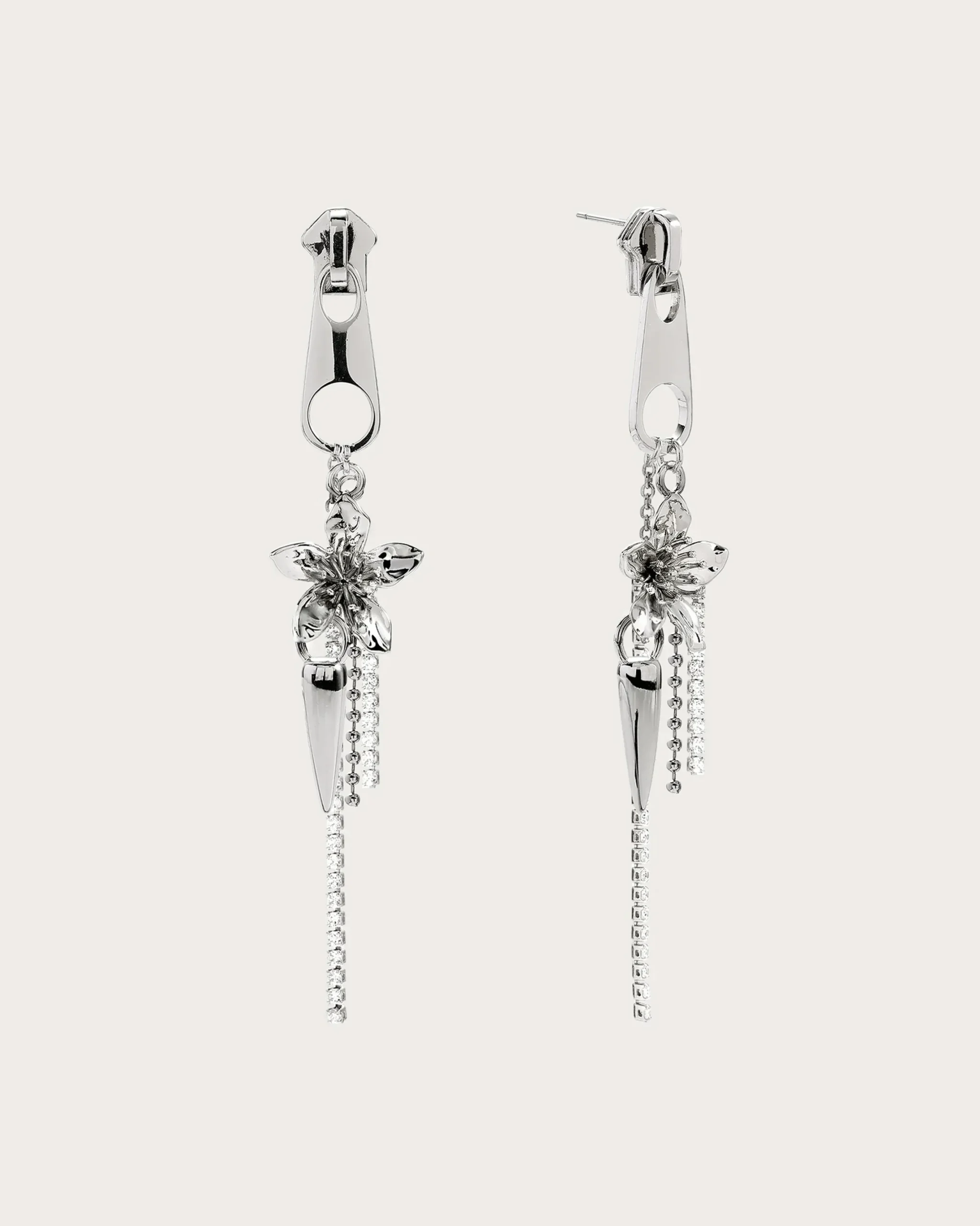 Boucles d'Oreilles Zippées