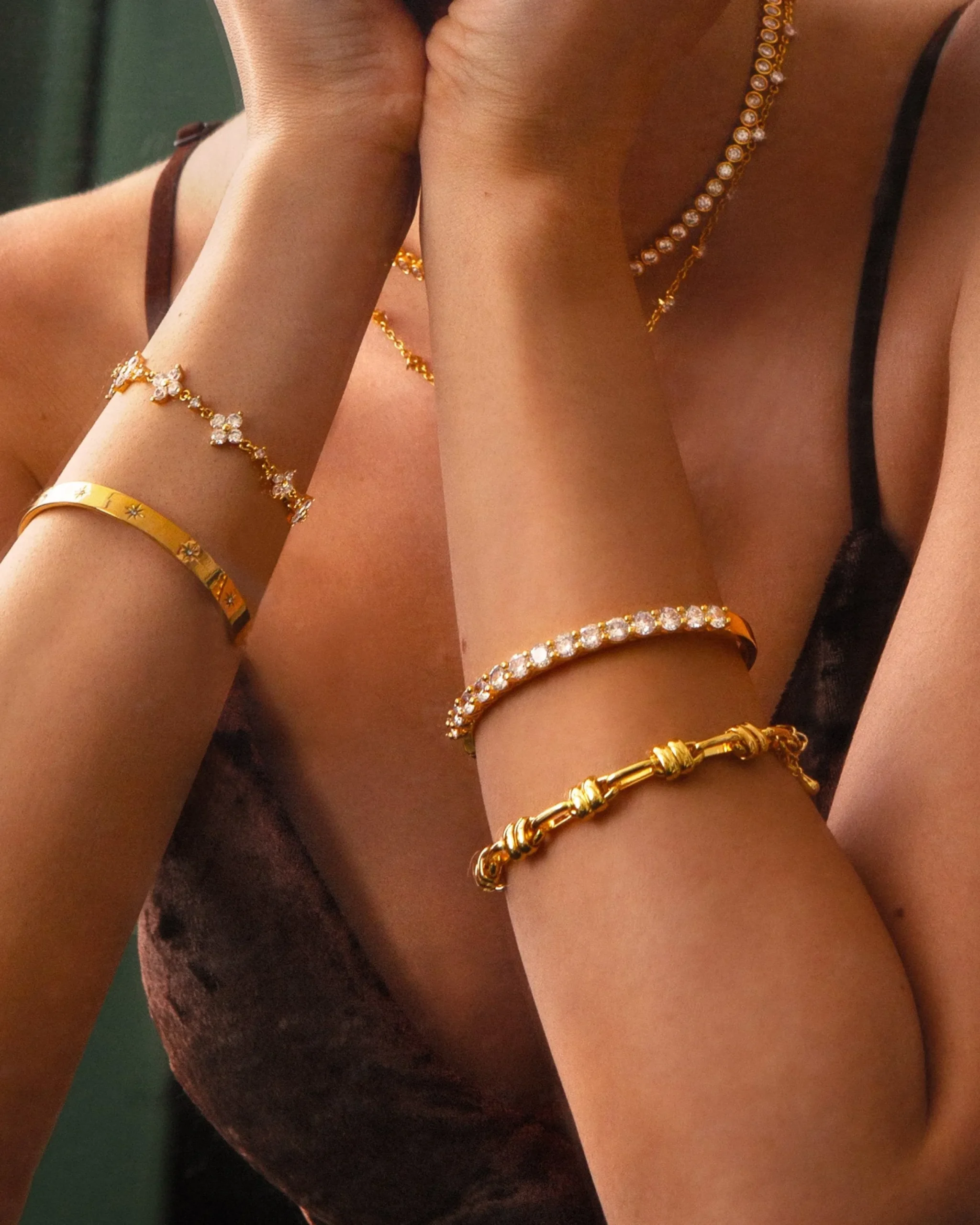 Bracelet À Maillons Noués