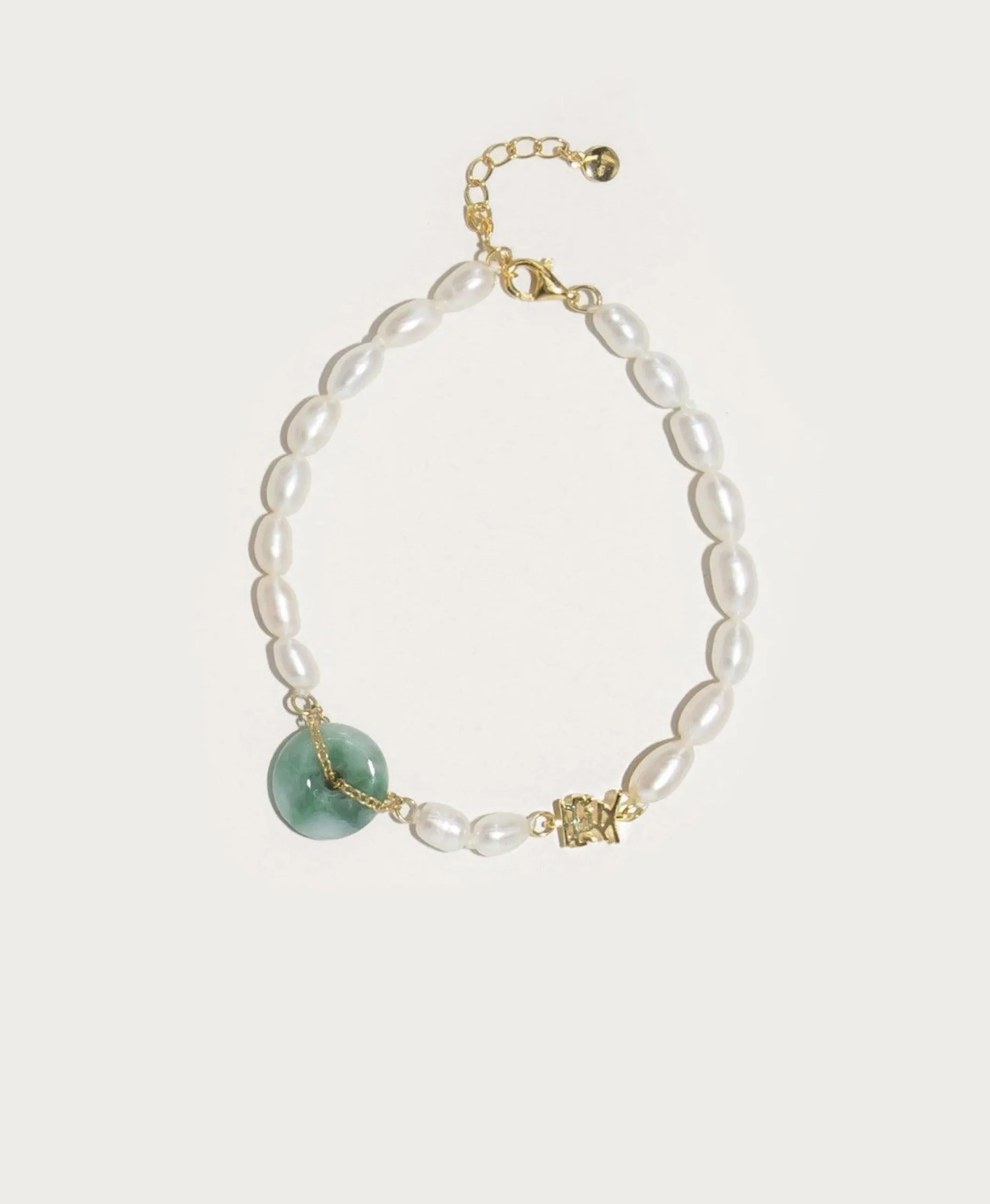 Bracelet de Perles d'Amour En Jade