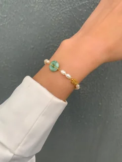 Bracelet de Perles d'Amour En Jade