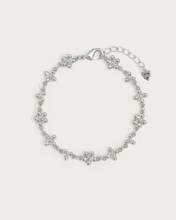 Bracelet Molécule Daisy En Argent