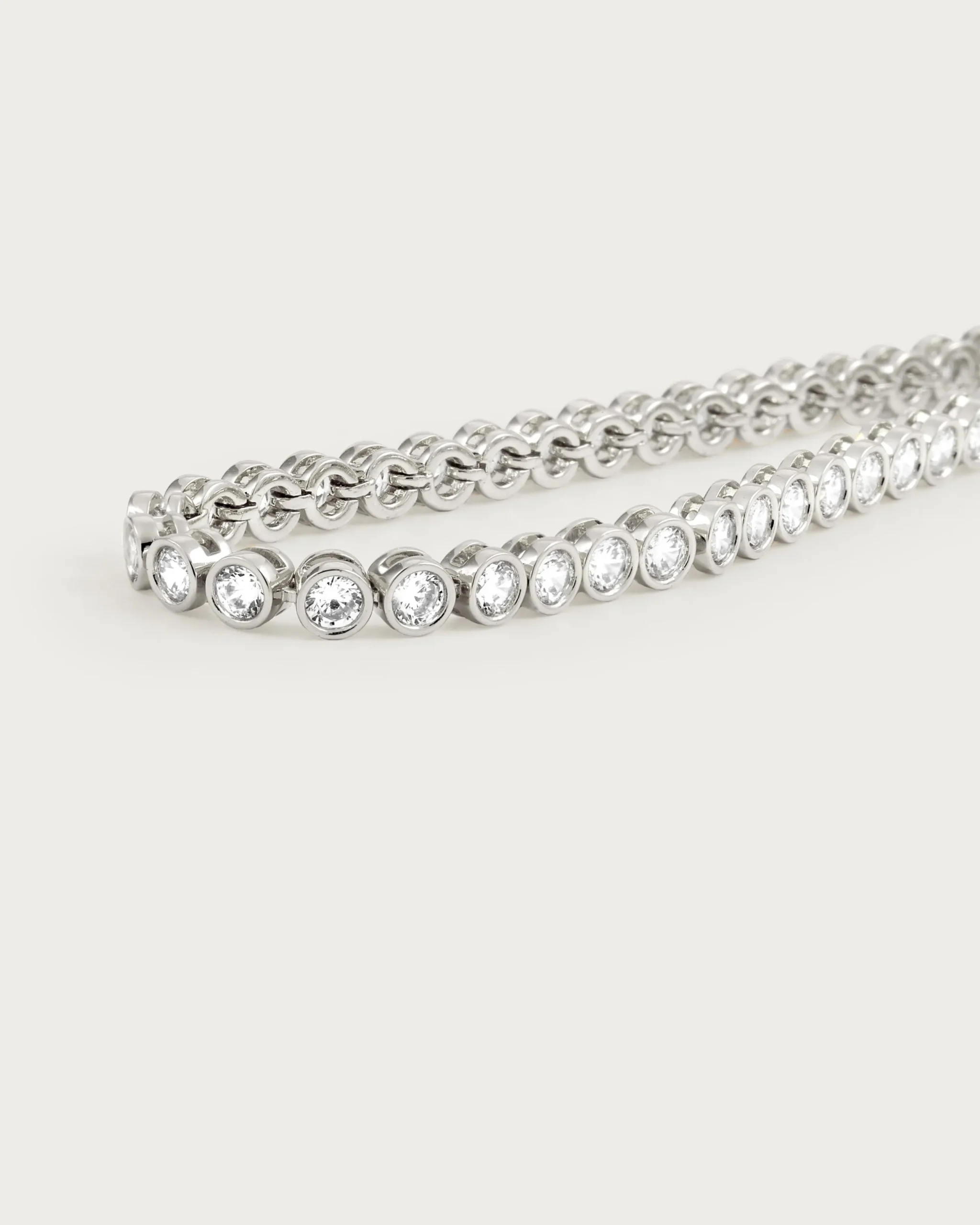 Bracelet Tennis En Argent