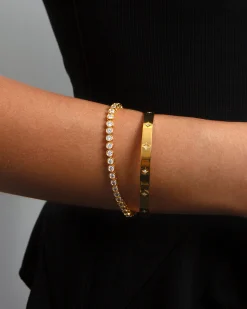 Bracelet Tennis En Or