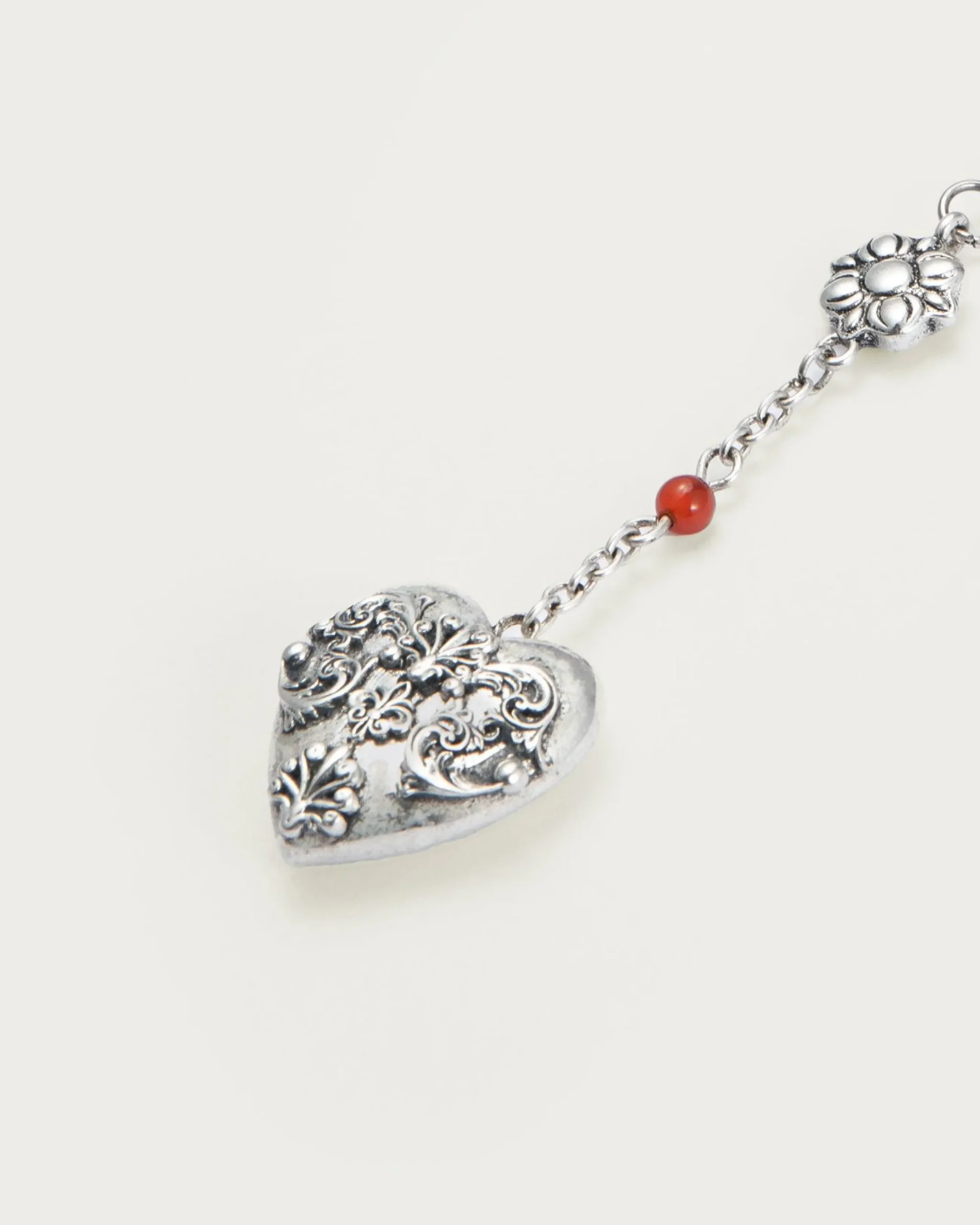 Carnelian Collier Lariat Voile