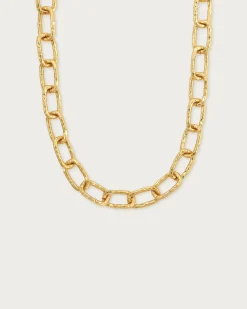 Chunky Collier Chaîne Texturé