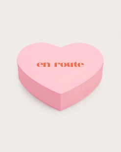 Coffret Cadeau En Forme de Coeur En Rose