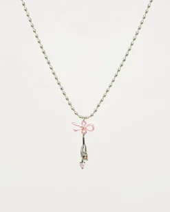 Collier À Nœud Rose Kitty