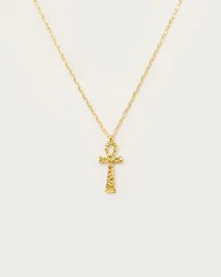 Collier Ankh Texturé
