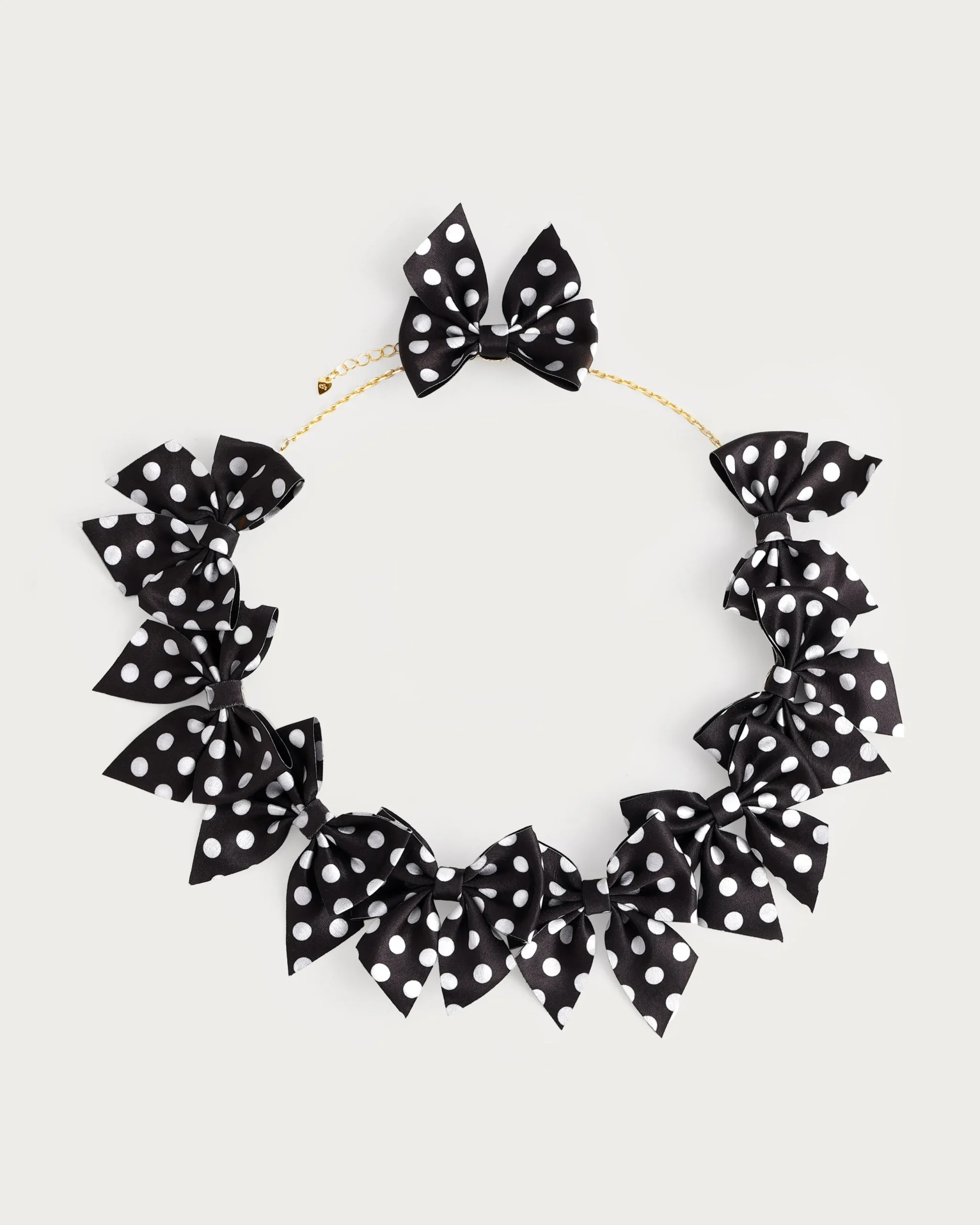 Collier Avec Nœud À Pois
