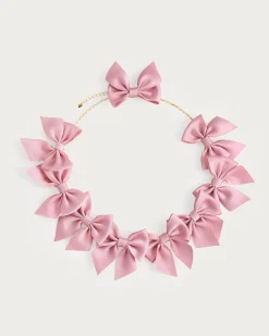Collier Avec Nœud À Pois