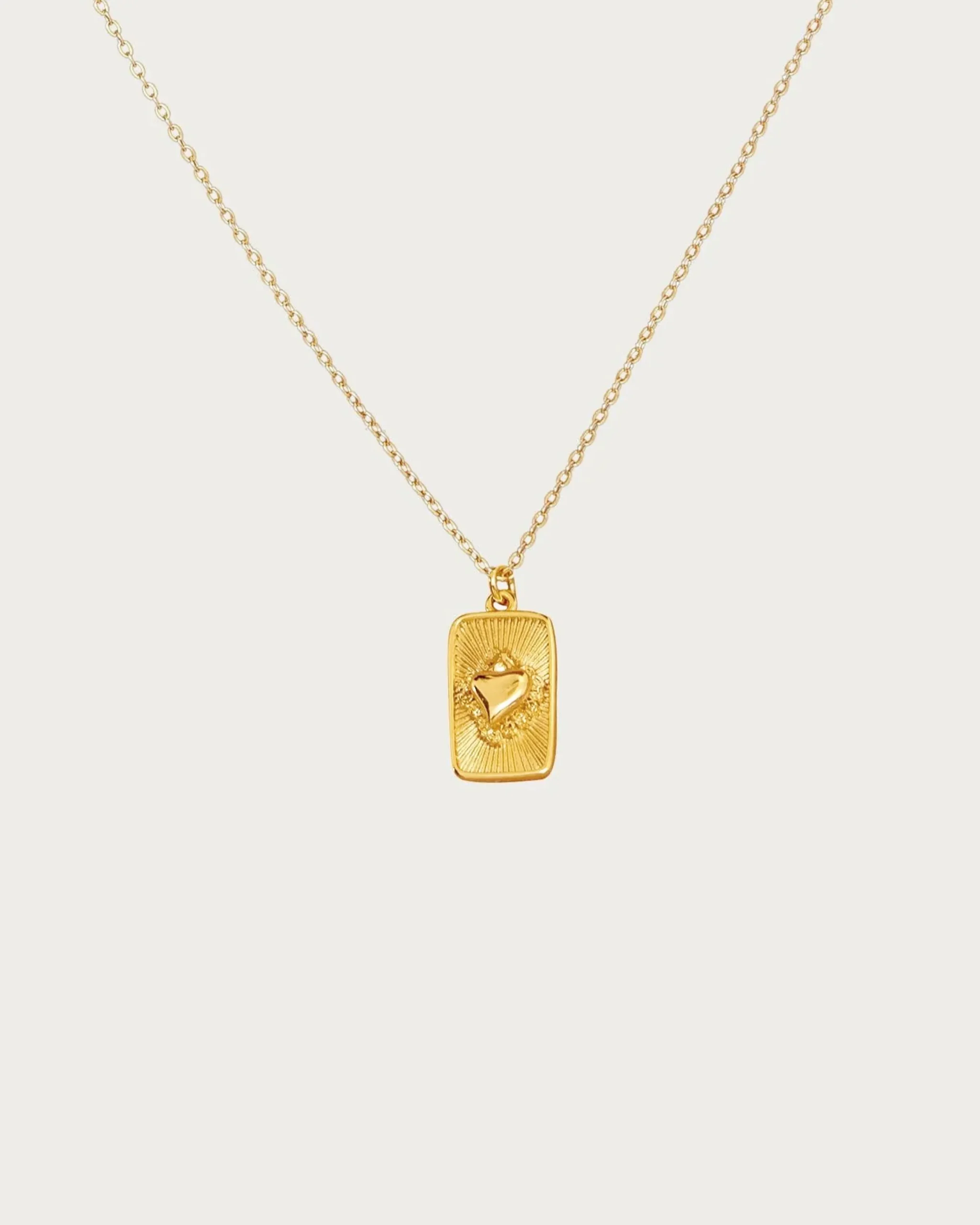 Collier Avec Étiquette Sacré-Cœur