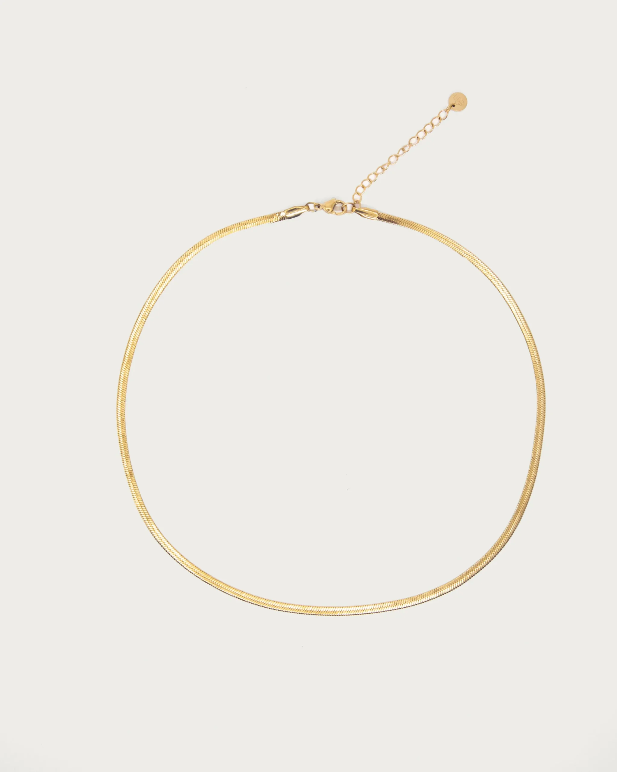 Collier Chaîne À Chevrons de 3 Mm
