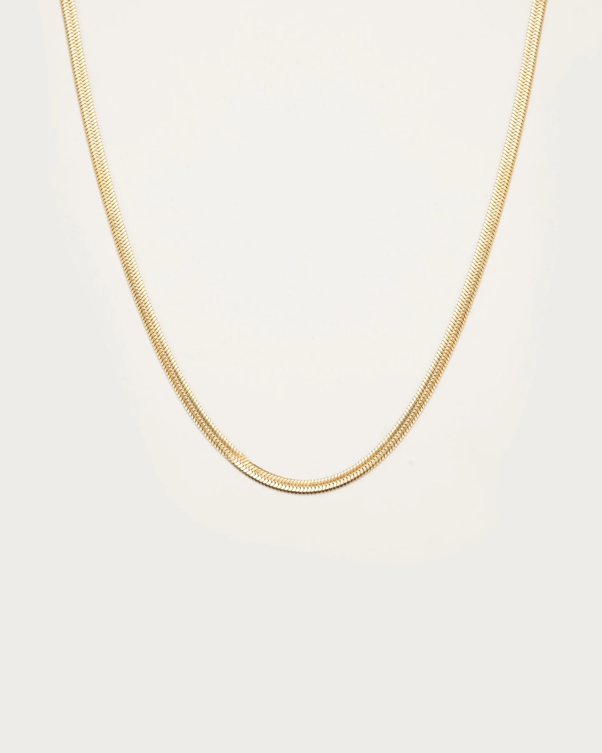 Collier Chaîne À Chevrons de 3 Mm
