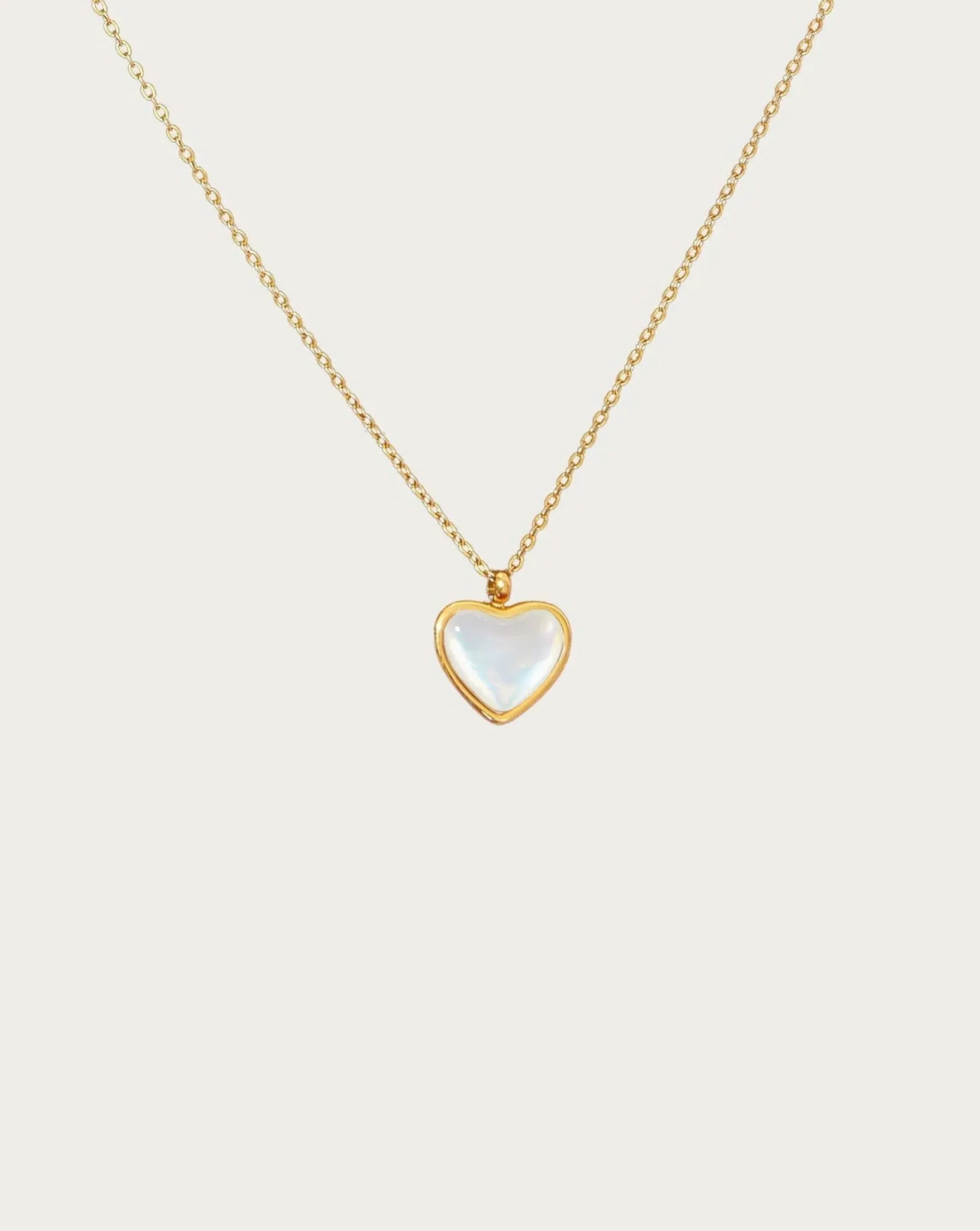 Collier Coeur Nacre