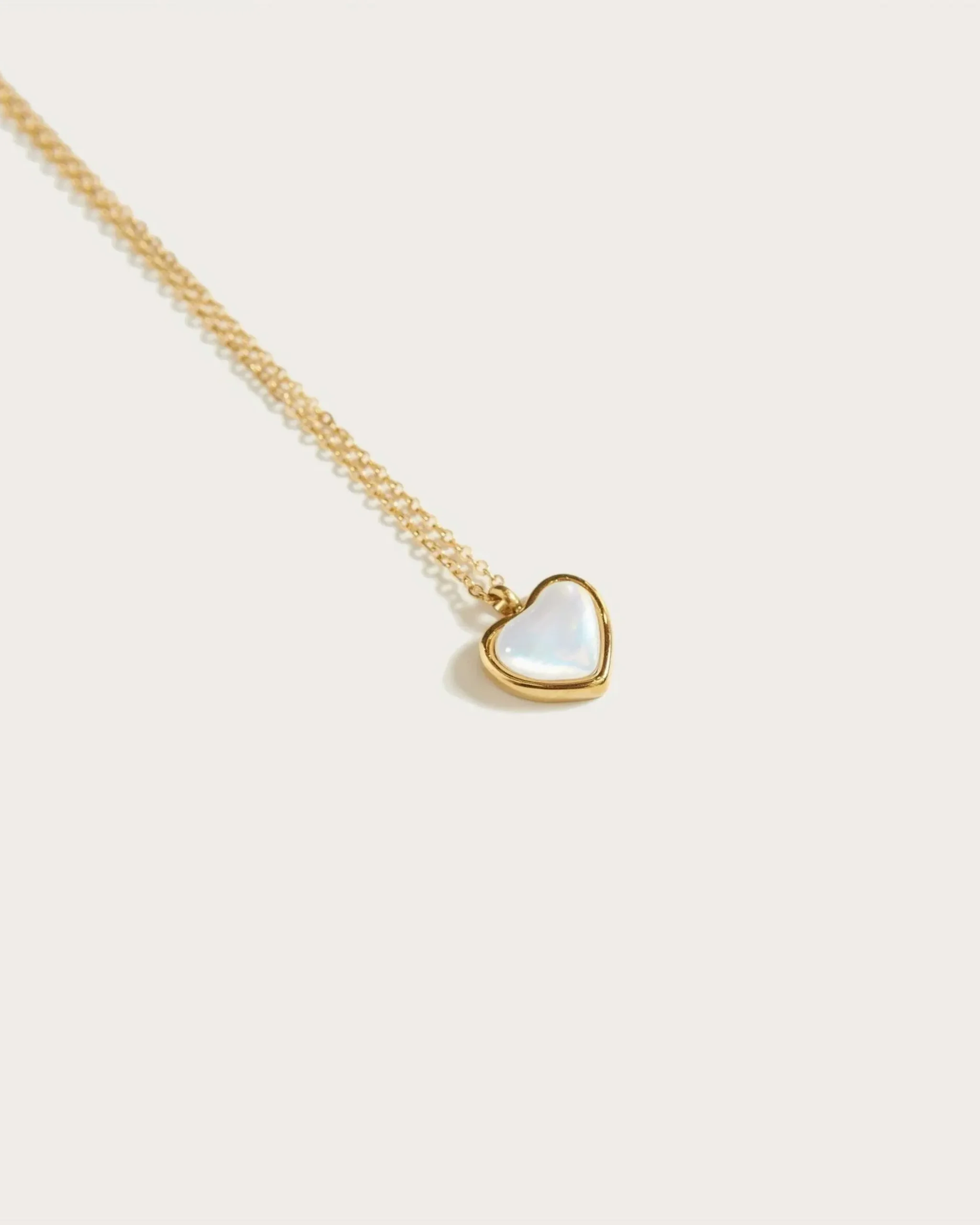 Collier Coeur Nacre