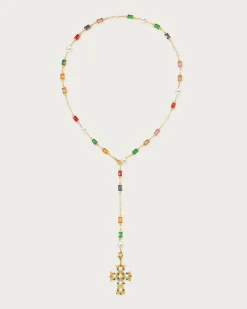 Collier Croix de Perles Amoureux D’Hélius