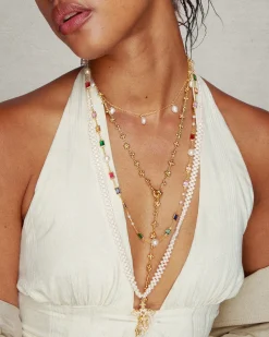 Collier Croix de Perles Amoureux D’Hélius
