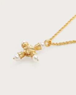 Collier Croix de Perles Florence