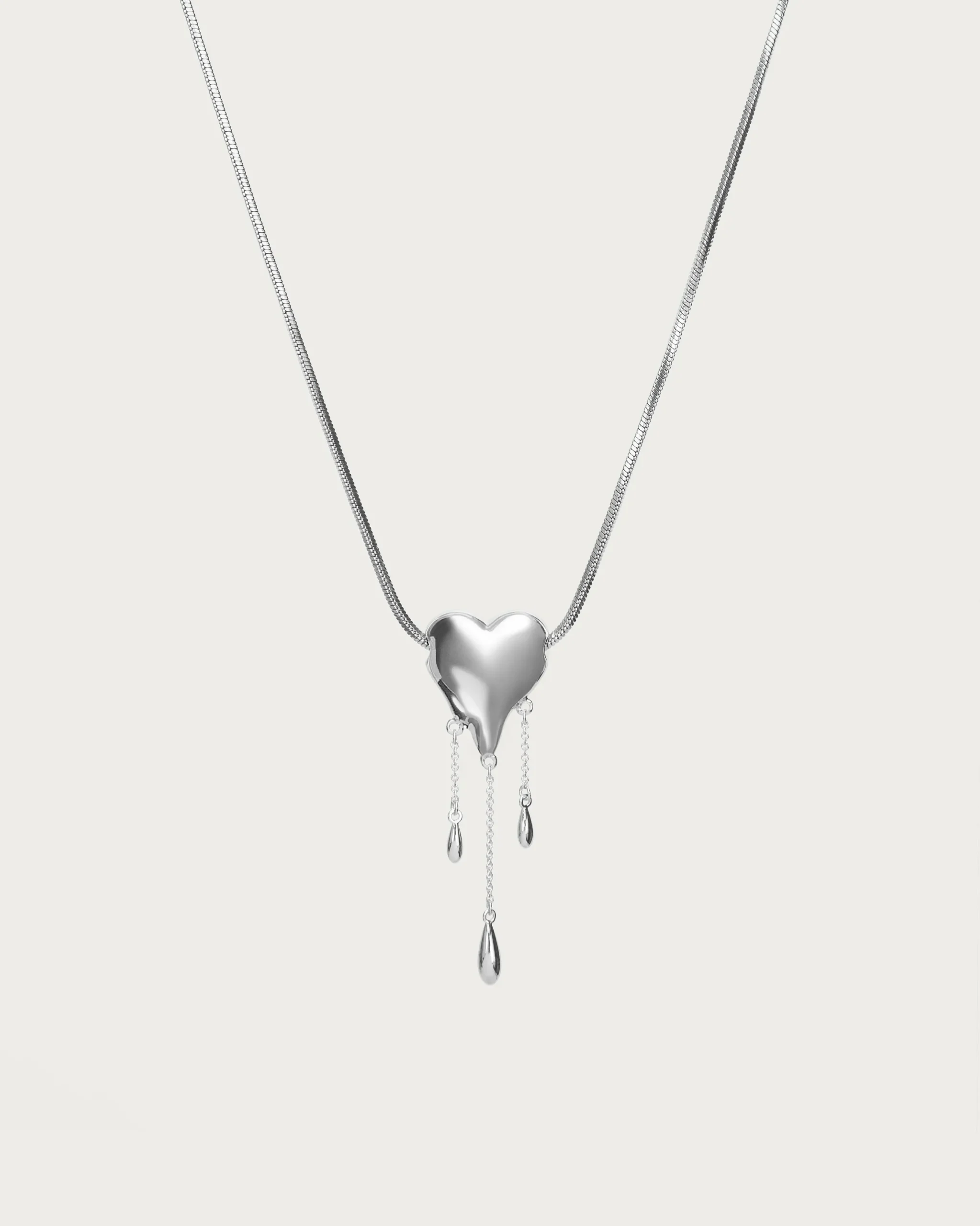 Collier Cœur Doré Drip de Venom